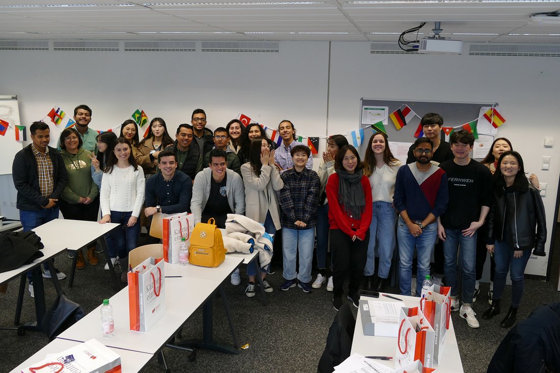 International Studierende an der DHBW Stuttgart begrüßt