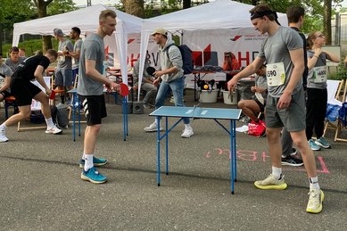 Stuttgart-Lauf 2023: Warm-Up