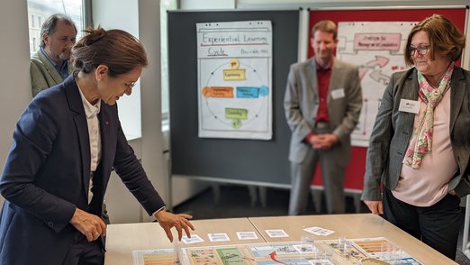 Prof. Dr. Martina Klärle, Präsidentin der DHBW, zu Besuch an der DHBW Stuttgart