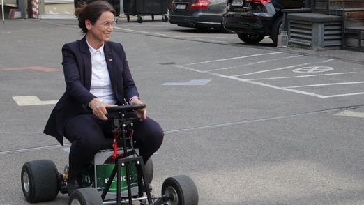 Prof. Dr. Martina Klärle, Präsidentin der DHBW, zu Besuch an der DHBW Stuttgart