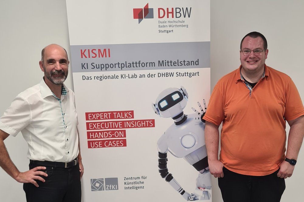 Prof. Dr. Reichardt (links) und Prof. Dr. Glauner (rechts)