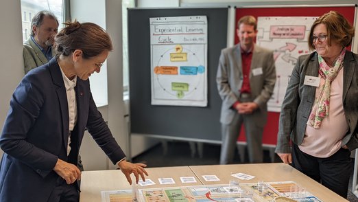 Prof. Dr. Martina Klärle, Präsidentin der DHBW, zu Besuch an der DHBW Stuttgart