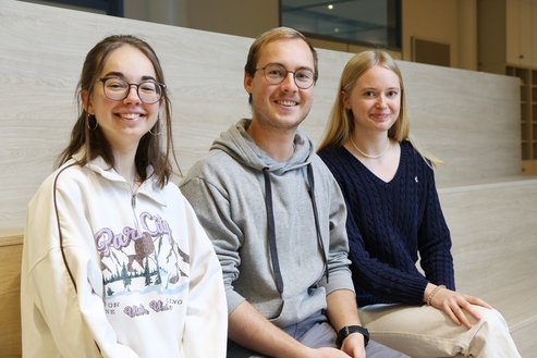 Campussprecher der DHBW Stuttgart Campus Horb: Laura Menger, Jannis Wagner und Jennifer Stephan
