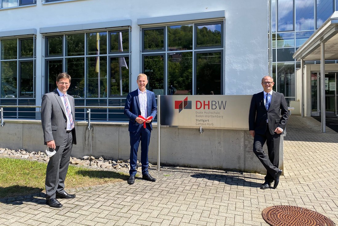 Klaus Mack besucht die DHBW Stuttgart – Treffen am Campus Horb