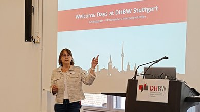 Welcome Days an der DHBW Stuttgart: Begrüßung der internationalen Studierenden