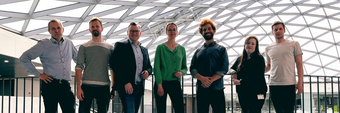 Prof. Dr. Harald Mandel, Prof. Dr. Marc Kuhn, Prof. Dr. Steffen Arnold, Marcella Rosenberger, Robert Lahdo, Judit Klein-Wiele, Yannik Knau