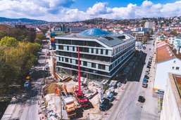 Neubau Technik - Anlieferung Windkanal