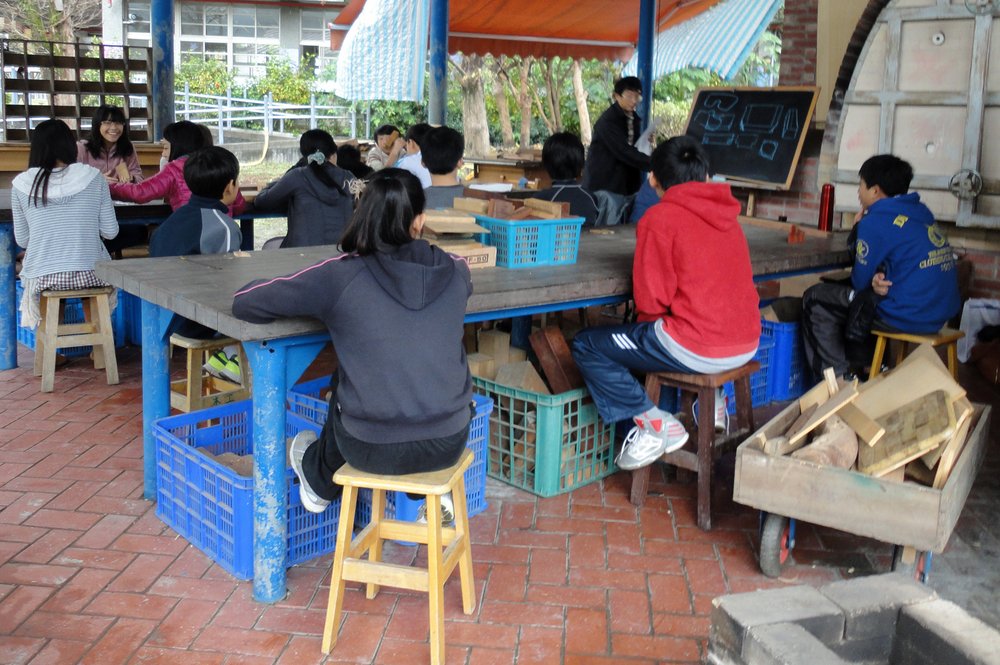 Schülerinnen und Schüler der ersten Waldorfschule in Taiwan