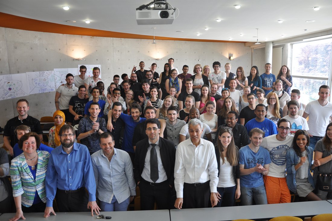 Gruppenfoto der Teilnehmenden am Planspielevent in Nancy