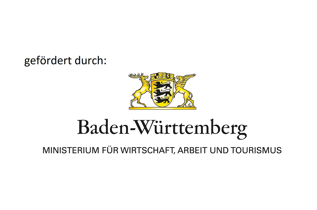 Logo gefördert durch Ministerium für Wirtschaft, Arbeit und Tourismus Baden-Württemberg