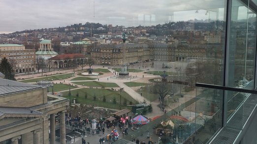 Aussicht auf den Schlossplatz