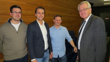 Studenten mit Rainer Wieland in Straßburg