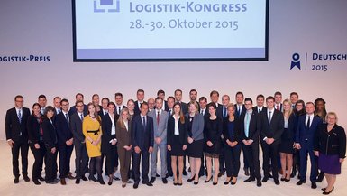 Teilnehmer*innen des Thesis Awards beim 32. Deutschen Logistik-Kongress