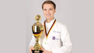 DHBW Student Moritz Metzler wurde als bester Jungbäcker Deutschlands ausgezeichnet