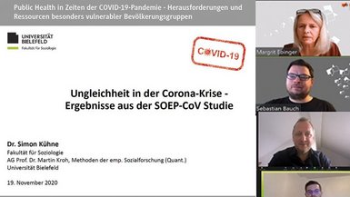 Kickoff zum Integrationsseminar Public Health in Zeiten der COVID19-Pandemie Kickoff zum Integrationsseminar Public Health in Zeiten der COVID19-Pandemie