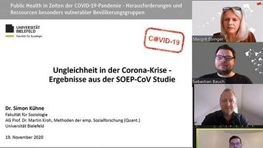 Kickoff zum Integrationsseminar Public Health in Zeiten der COVID19-Pandemie