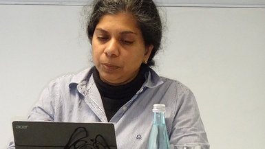 Prof. Nilmini Wickramasinghe bei ihrer Vorlesung Prof. Nilmini Wickramasinghe bei ihrer Vorlesung