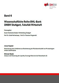 Cover Wissenschaftliche Reihe BWL-Bank - Sechster Band Cover Wissenschaftliche Reihe BWL-Bank - Sechster Band