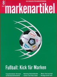 Covers des Journals Markenartikel 8|2019 Covers des Journals Markenartikel 8|2019